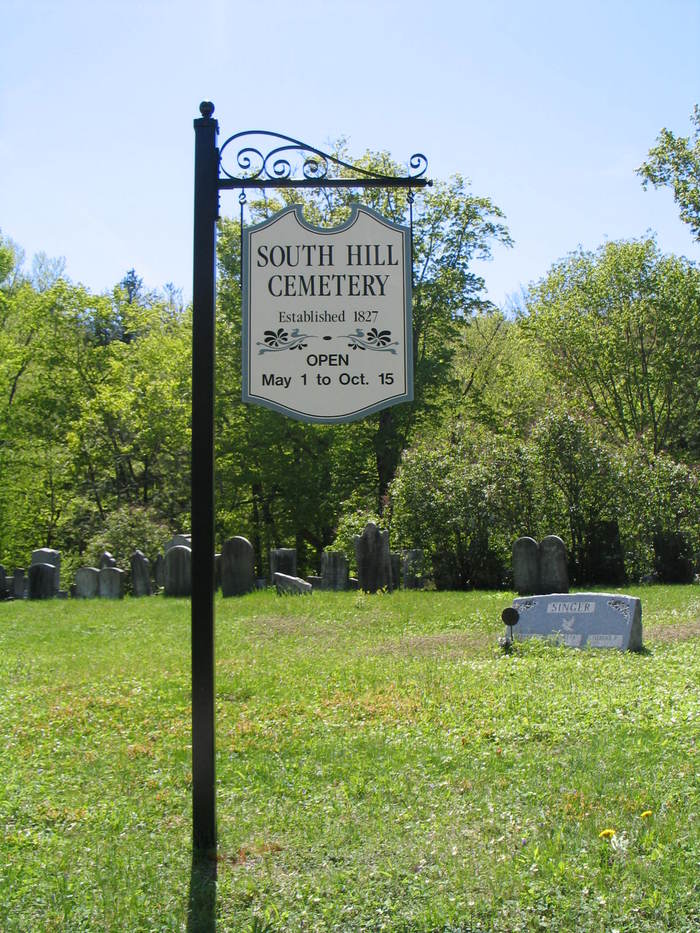 South Hill Cemetery, VT